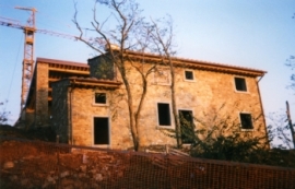 Ristrutturazione di un rudere in loc. Vitigliano, nel Comune di Vicchio (FI) - pr. Ovest dopo