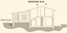 Ristrutturazione di un ex fienile in Comune di Borgo S. Lorenzo (FI) - SezBB
