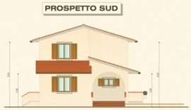 Progettazione nuova villetta unifamiliare in Comune di Scarperia (FI) - Pr.Sud
