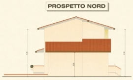 Progettazione nuova villetta unifamiliare in Comune di Scarperia (FI) - Pr.Nord