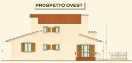 Progettazione nuova villetta unifamiliare in Comune di Scarperia (FI) - Pr.Ovest