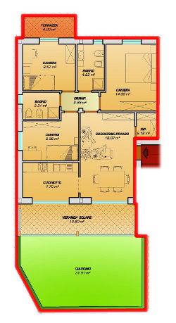 LA MERIDIANA - Appartamento Tip. 1/a